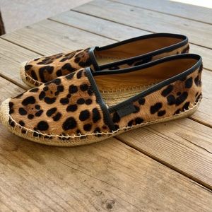 Gucci  leopard espadrilles hair on hide
